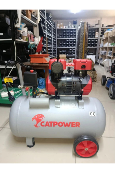 Cat Power 1154 50 Litre Yağsız Sessiz Hava Kompresörü 2 Hp
