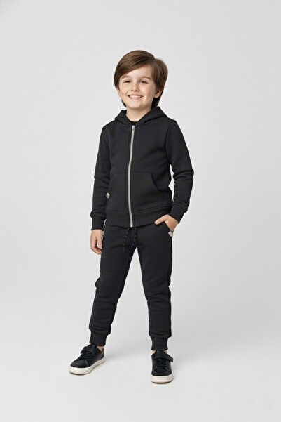 Mnk Baby&Kids Σετ αθλητικής φόρμας για αγόρια με φερμουάρ με κουκούλα ελαφρύ ...