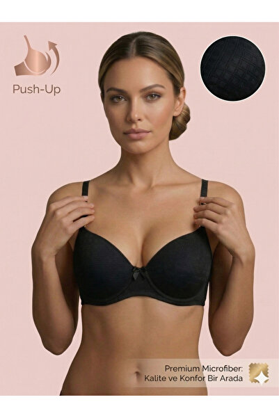 Lavint Homewear Sutien push-up JAKAR cu model MICRO SILICON BAL fără sârmă YAH