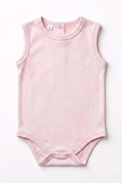 Mnk Baby&Kids بدلة أطفال بدون أكمام مع مشبك تثبيت Badi MNK0527 PINK