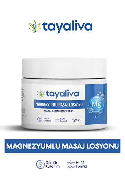 Tayaliva Magnezyumlu Masaj Kremi %100 Doğal