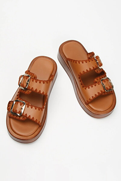 Miss Mitto Жіночі капці Taba - товста підошва, стильна застібка, м'які та зру...