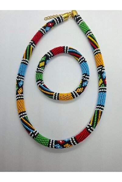 boncuktanseyler Hapishaneişi El Yapımı Renkli Bohem Boncuk Kolye ve Bileklik ...