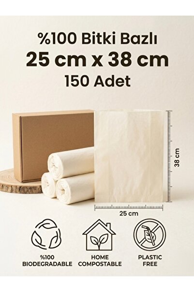 Packoala Kompostlanabilir Köpek Kaka Poşeti | %100 Bitki Bazlı Compostable | ...