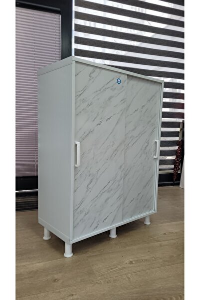 Keskinpen01 Pvc plastik sürgülü çok amaçlı dolap demonte kolay kurulum