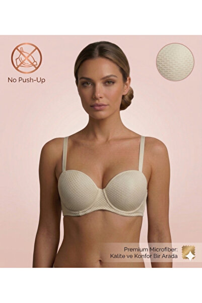 Lavint Homewear Armulded Supportless Recovery Ecriu Bra