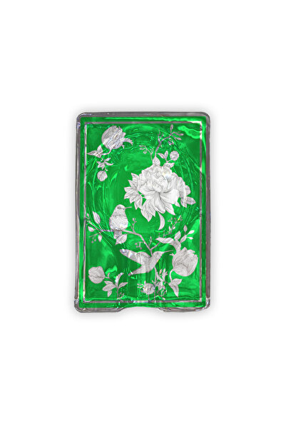 Sivella منفضة سجائر وأدوات مائدة باللون الأخضر من Rose Glow