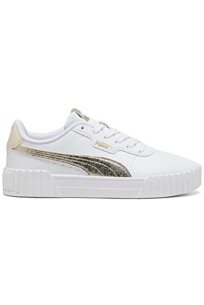Puma كارينا 3.0 ميتاليك ويسبر 404511 حذاء رياضي حذاء رياضي للجنسين ذهبي