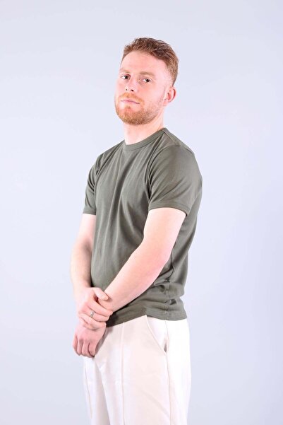 Mckanzie 2143-1 تي شيرت كامل القصة برقبة دائرية من نيد ريبانا