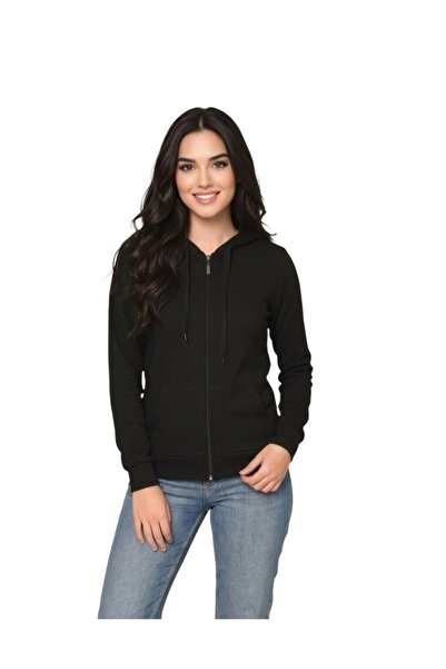 SAAT TEKSTİL Φούτερ με κουκούλα με φερμουάρ