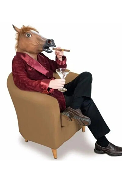 ReilaParty Gerçekçi Lateks At Kafası Maskesi