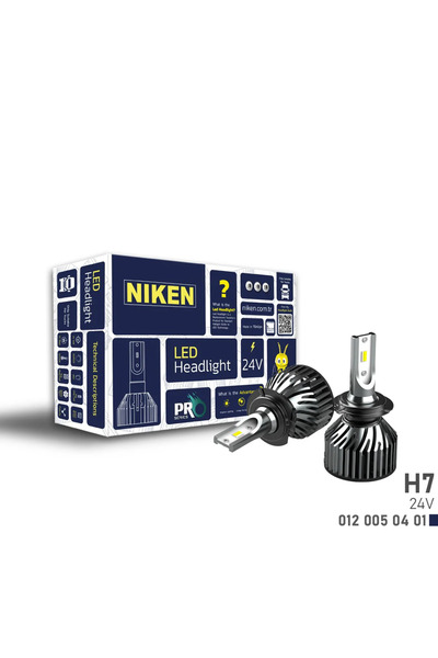 Niken Xenon Pro Serisi H7 Led Far Ampulü 24V Şimşek Etkili
