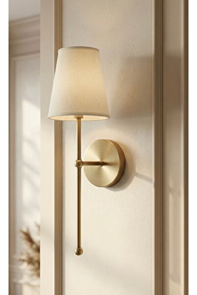 BB BROTHERS Modern Etiler Pilli Aplik Eskitme Gold 4000K Warm White Işık Kabl...