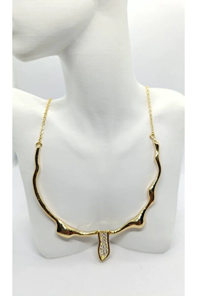 ndjewelry قلادة بتصميم “الآثار الذهبية”