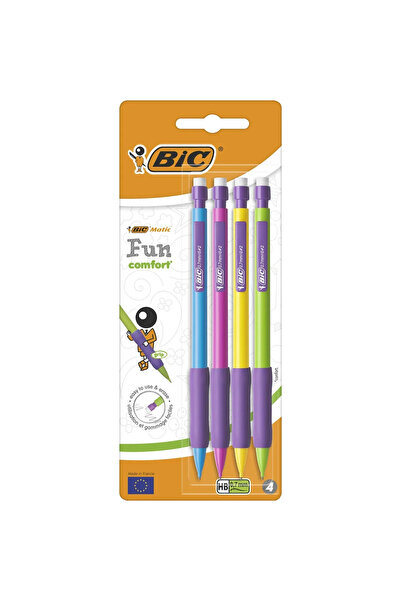 Bic قلم متعدد الاستخدامات ماتيك فان كومفورت 0.7 مم، عبوة من 4 قطع