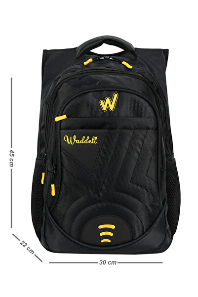 Waddell حقيبة ظهر سوداء 1900 دينيير 3052-S