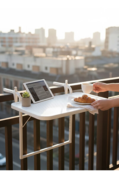 Genel Markalar Pratik Balkon Masası, Askılı Balkon Masası, Katlanabilir Masa ...