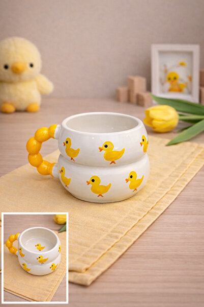 İZart Boncuk Kulp İÇİ CİVCİV DESENLİ Özel Kabartmalı Tamamıyla El Yapımı Sera...