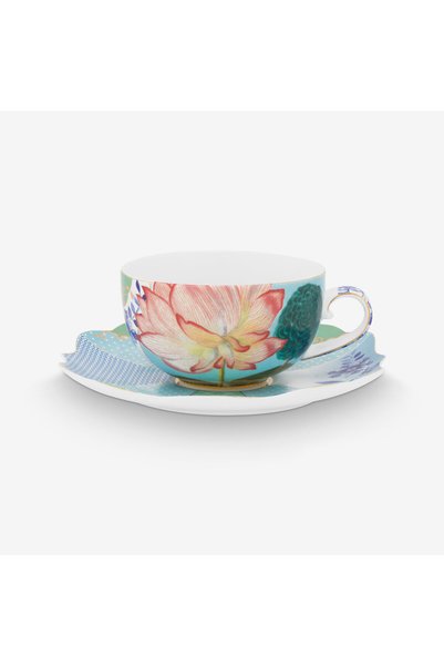 Pip Studio Royal Mavi Porselen Çay Fincan Seti 225 Ml