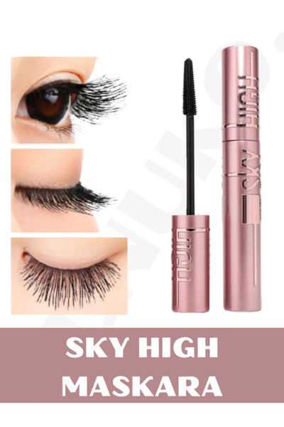 NUNUKO Ultra Siyah Sky High Maskara - Hacim Dolgunluk Etkili Rimel