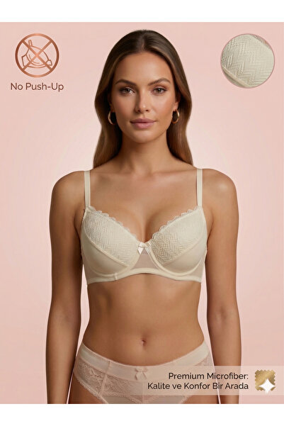 Lavint Homewear Micro Supportless Da Lace I.E. Tulle Tulle L Wired Ru Bra