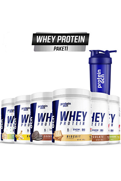 Proteinocean Whey Protein™ Paketi - 6lı Paket - 400g x 6 Adet