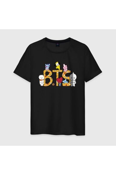 ROOSTER GOLD BTS Characters T-Shirt Model