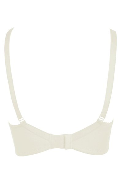Alışveriş Meydanı Women's Ecru Basic Triangle Combed Bra