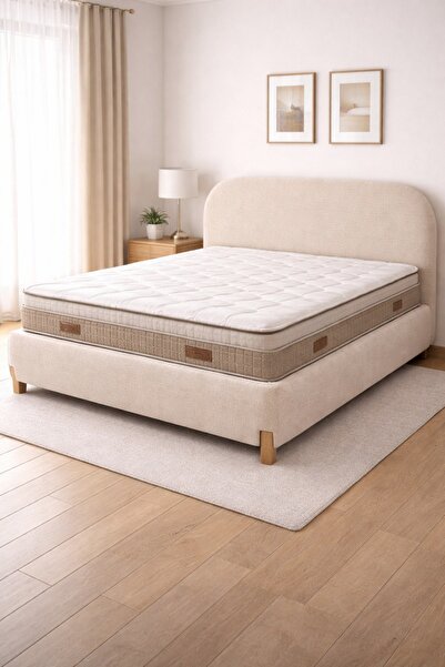 Mersanto Como Bazalı Yatak Seti – Modern Sandıklı Depolamalı Çift Kişilik Yatak