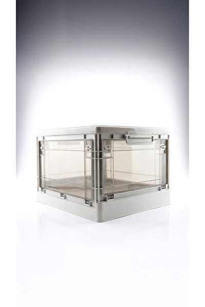 HZL-ERS صندوق تخزين وحفظ متعدد الأغراض قابل للطي بحجم كبير 50*35*30 مع غطاء شفاف