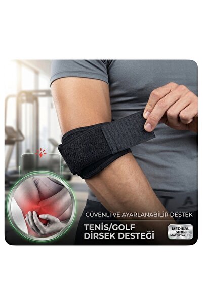 ARWEX Epikondilit Bandajı Tenisçi Golfçü Dirseği Bandı Sporcu Golfçü Tenisçi ...