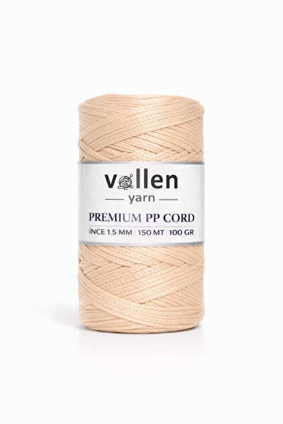 vollen yarn 1,5mm-150mt Πολυεστερικό νήμα μακραμέ, νήμα Supla, νήμα τσάντας, ...