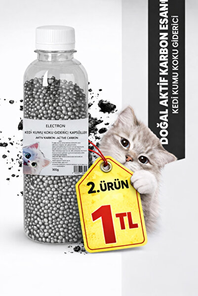 Electron Kedi Kumu Koku Giderici Granül – Aktif Karbon Teknolojili, Doğal, Ko...