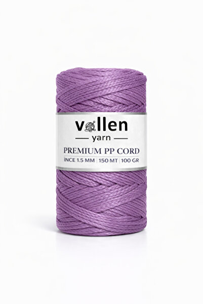 vollen yarn 1,5mm-150mt Πολυεστερικό νήμα μακραμέ, νήμα Supla, νήμα τσάντας, ...