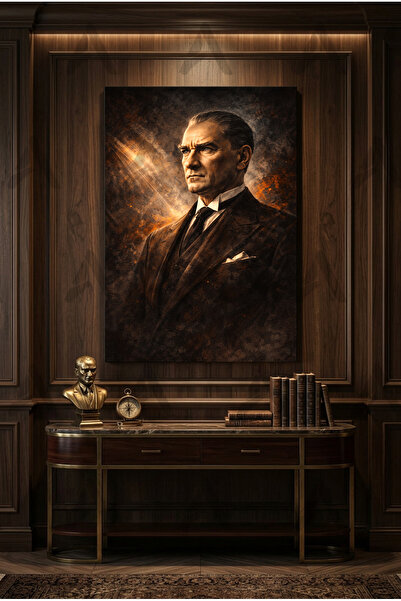 Artease Atatürk Portresi Kanvas Tablo