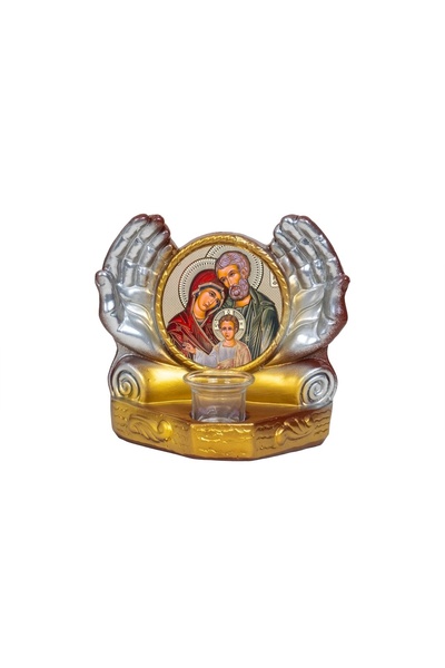 FOXMAG24 Γύψινο κερί με δύο λαβές 22x10x19 εκ.