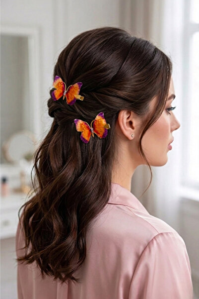 PETEK AKSESUAR 2 BUC. CATARAMĂ PENS FLUTURE TUL