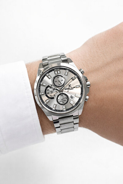 Daniel Klein Exclusive Men's Wristwatch 3 Atm Water Resistant Silver Color St...