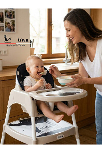 Tiwn Reach Stars Fonksiyonlu Mama Sandalyesi Çalışma Masası 5 Nokta Emniyet K...