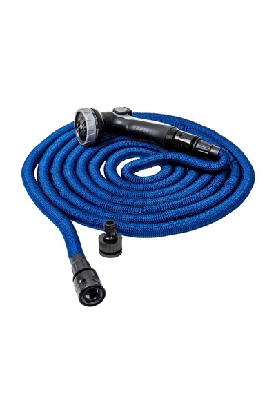 FOXMAG24 Επεκτεινόμενο λάστιχο κήπου με πιστόλι ποτίσματος, επτά λειτουργιών,...