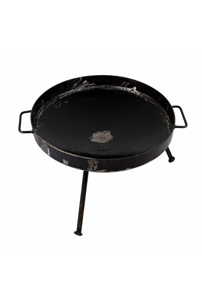 FOXMAG24 Grătar cu disc de oțel, picioare detașabile, diametru 51 cm, cu marg...