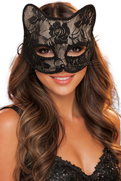Schulzz Dantelli Kedi Cosplay Maske