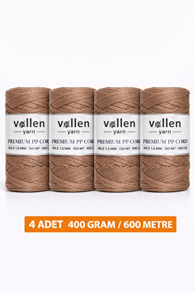 vollen yarn 600m Ață de macrame din poliester, Ață Supla, Ață pentru genți, A...