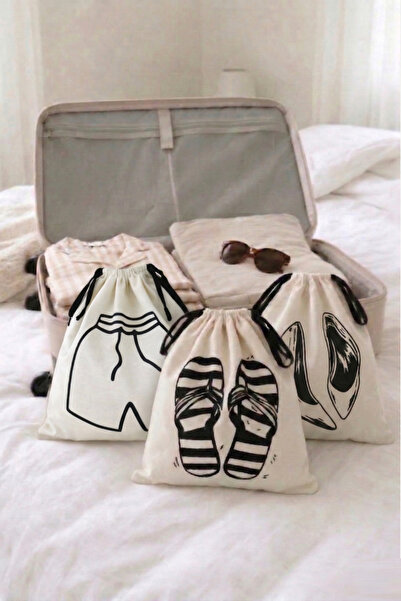 Paris Home Luggage Organizer Set of 3 – Slippers / Women's Shoes / Hair Dryer