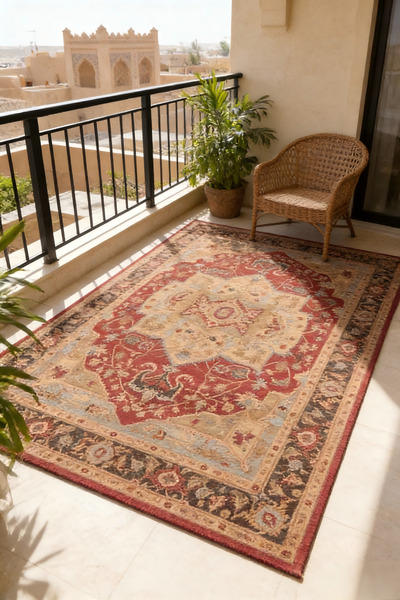 Najm Bayt سجادة قابل للغسل في الغسالة - سجادة مانع للانزلاق لغرف المعيشة والن...