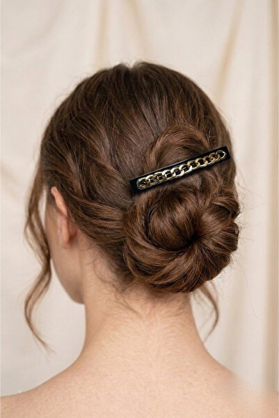 PETEK AKSESUAR مشبك أوتوماتيكي بسلسلة مفصلة 6 سم.