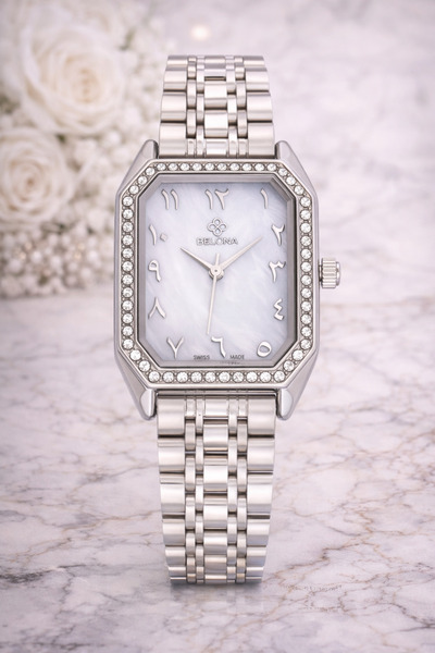 belona Luxury Women's Waterproof Stainless Steel Watch, Premium Gift Box Edition