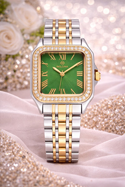 belona Luxury Women's Waterproof Stainless Steel Watch, Premium Gift Box Edition