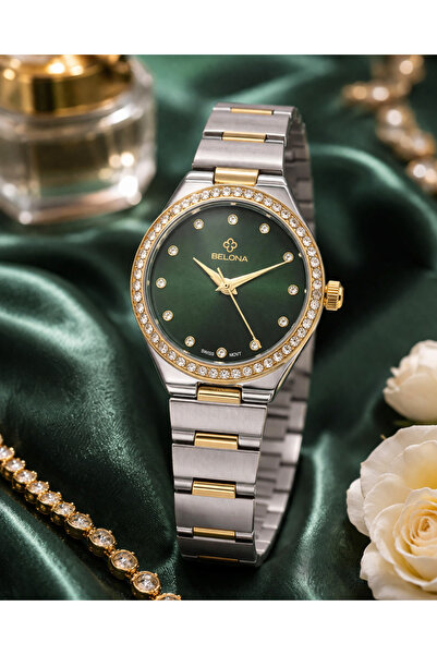 belona Luxury Women's Waterproof Stainless Steel Watch, Premium Gift Box Edition