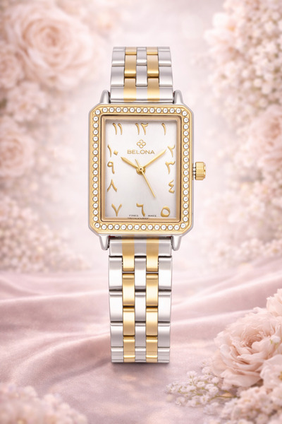 belona Luxury Women's Waterproof Stainless Steel Watch, Premium Gift Box Edition